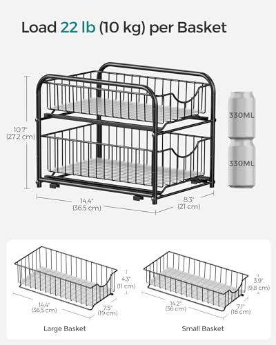 4 Tier Pull Out Cabinet Organizers (2 Count)