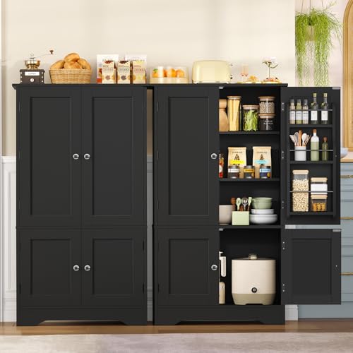43”H Pantry Cabinet with 4 Doors
