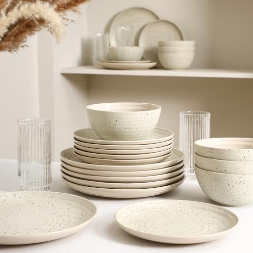 Dua 16 Piece Dinnerware Set Stoneware