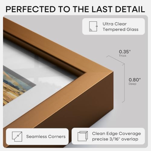 4x6 Bronze Picture Frame (2 Count)