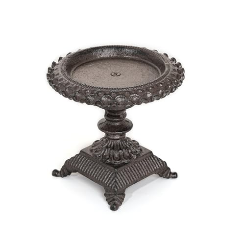 Cast Iron Pillar Candle Holder