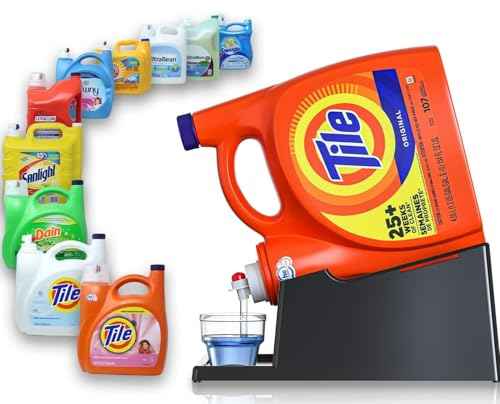 Liquid Laundry Detergent Holder Stand with Drip Tray (2 Count)