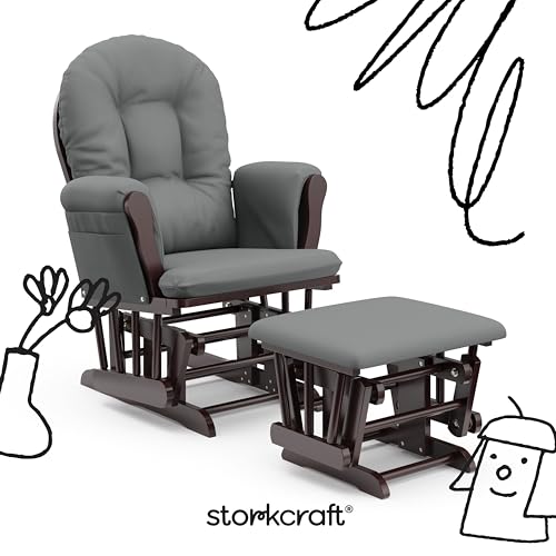 Premium Hoop Glider & Ottoman