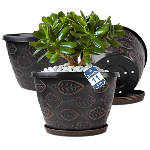 3 Pack Flower Pots (3 Count)