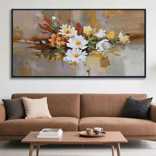 Yellow Floral Wall Art