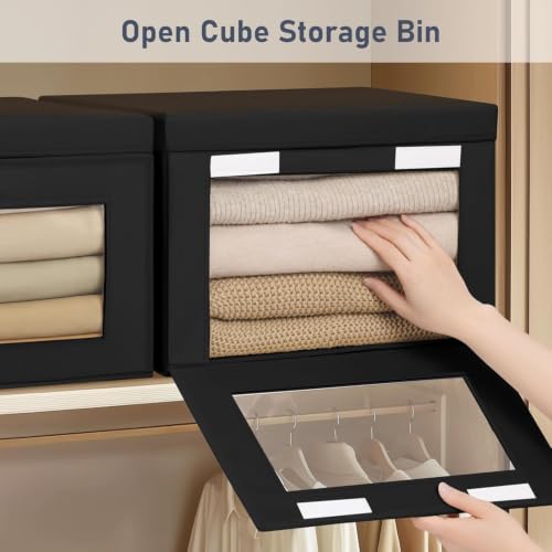 Storage Bins with Lids (4 Count)