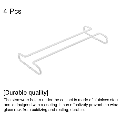 Wine Glass Rack Under Cabinet (4 Count)