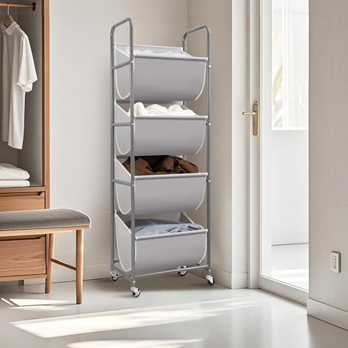 Vertical Rolling Laundry Hamper