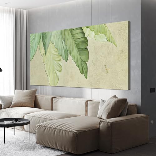 Modern Green Wall Art Prints Wall Art Pictures for Living Room 20" X 40"