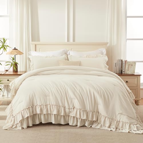 Beige California King Comforter Set