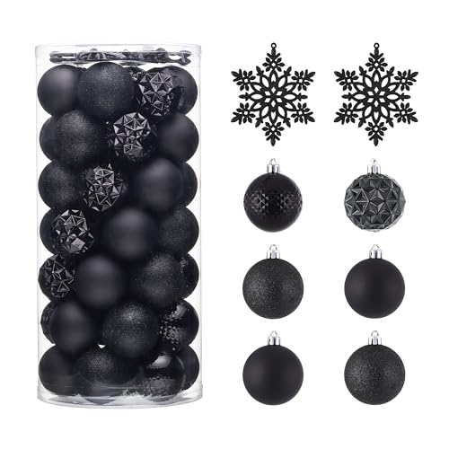 50ct Christmas Tree Decorations Ball Ornaments 2.36 Inches (50 Count)