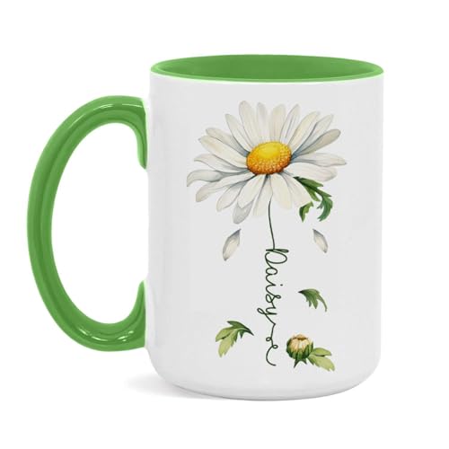 Lovely Daisy Flower Ceramic Mug
