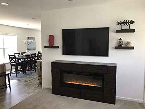 x2 18 Inch Wooden Floating Shelves for Wall