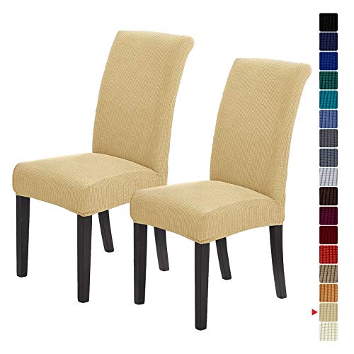 Stretch Chair Covers for Dining Room Set of 2
