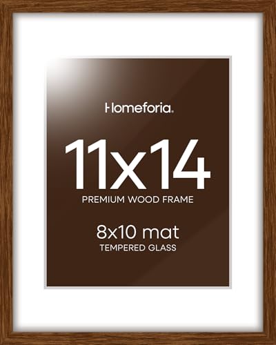 11x14 Brown Oak Picture Frame (4 Count)