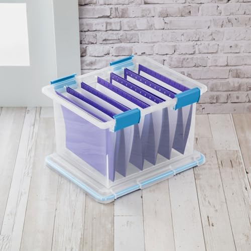 Gasket Storage Box with Lids for Home & Office (4 Count)