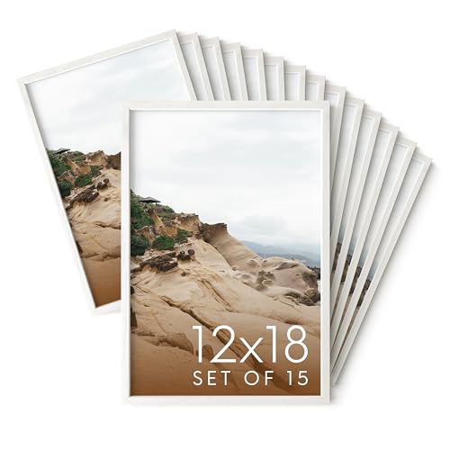 White Oak Wood 12x18 Picture Frames