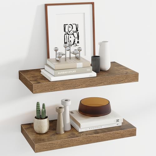 24 Inch Floating Shelves (2 Count)