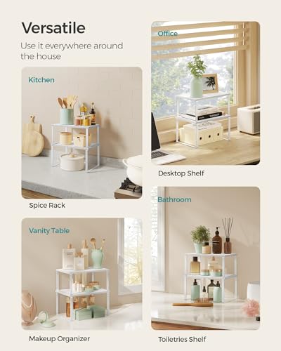 Cabinet Organizer Shelf (4 Count)