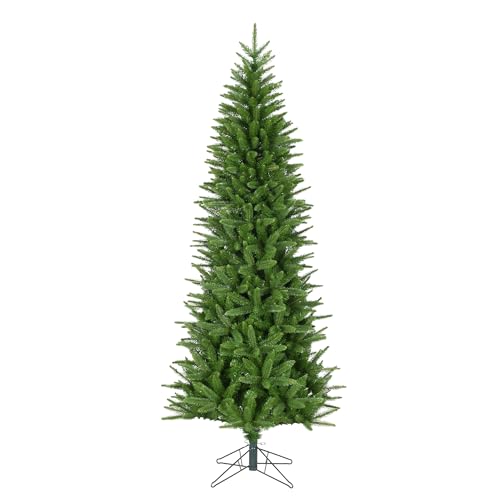 7.5 Ft. Winter Falls Slim Artificial Christmas Tree with Stand and No Lights