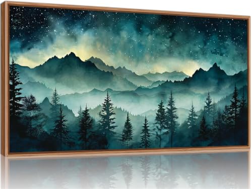 Misty Mountain Framed Canvas Wall Art