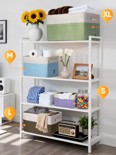 1 Pack Fabric Closet Storage Bins for Shelves