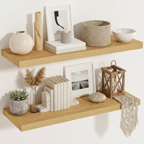 12 Inch Deep Floating Shelves (2 Count)