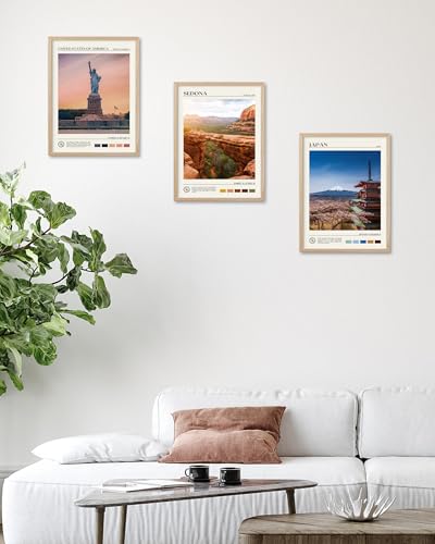 12x16IN Mount Fuji Japan Framed Wall Art Canvas Print