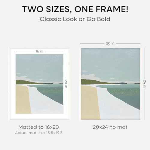 20x24 White Oak Picture Frame