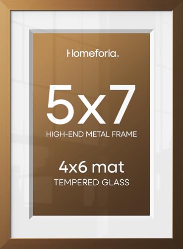 5x7 Bronze Picture Frame (4 Count)