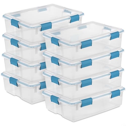 Gasket Storage Box with Lids for Home & Office (4 Count)