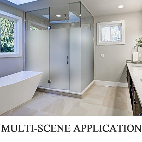 White Frosted Glass Window Privacy Film