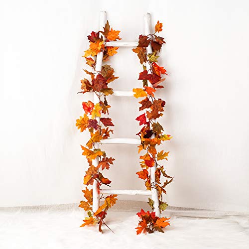 4 Pack Fall Maple Garland (23.6 Foot)