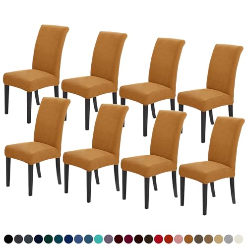 Chair Covers for Dining Room Set of 8 (8 Count)