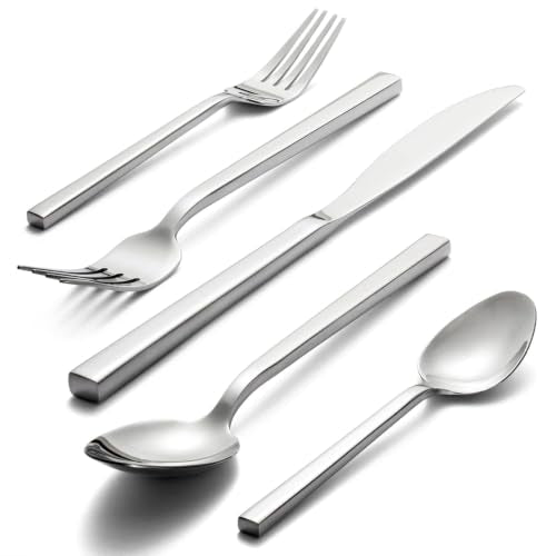 Cube 20 Piece Forged Flatware Set (4 Count)