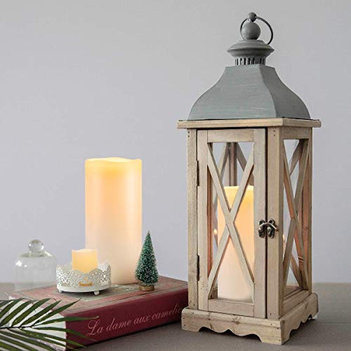 8" x 4" Large Waterproof Outdoor Flameless Candles with Remote Control and Timer (2 Count)