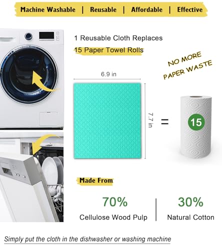 Swedish Dishcloths for Kitchen (10 Count)