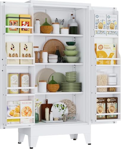 48" H Metal Kitchen Pantry Storage Cabinet
