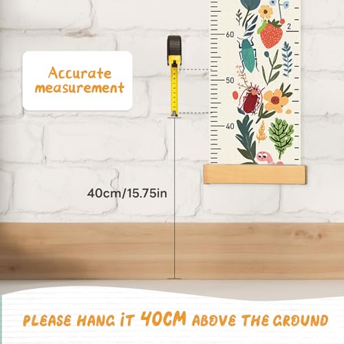 Personalized Name Growth Chart Wall Decor for Kids