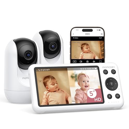 BM04 Smart WiFi Baby Monitor with 2 Cameras
