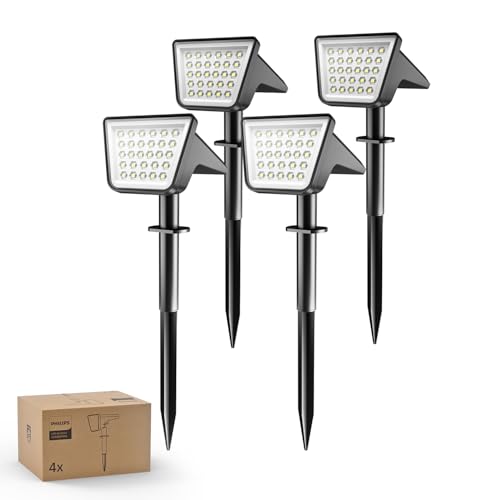 4 Packs Solar Spot Lights Outdoor Waterproof (4 Count)