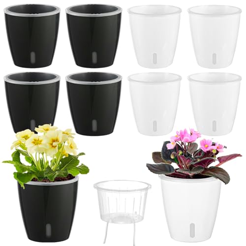 Self Watering Pots for Indoor Plants (8 Count)
