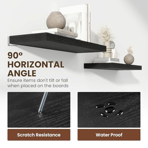 36 Inch Floating Shelves (2 Count)