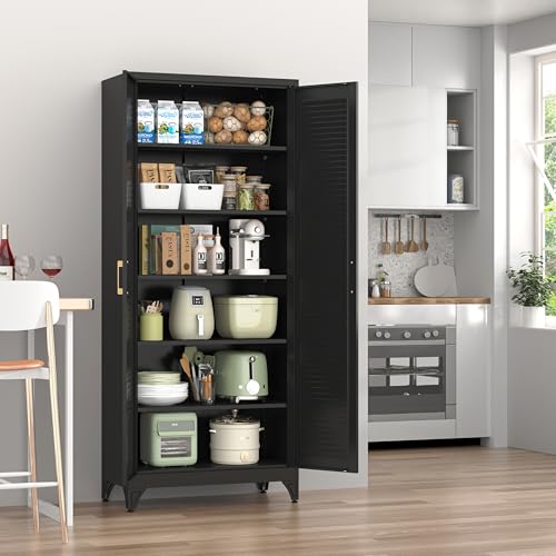 75" Metal Storage Cabinet