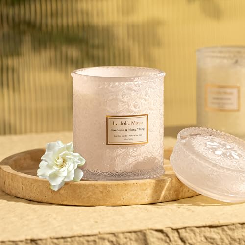 Gardenia & Ylang Ylang Scented Candles for Home (19.4 Ounce)