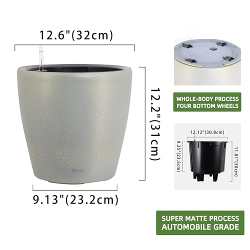 13x12 Self Watering Planter with Wheels