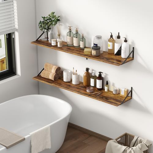 Deep Floating Shelves