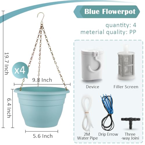 Hanging Planters 10 Inch (4 Count)