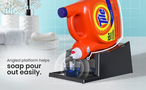 Liquid Laundry Detergent Holder Stand with Drip Tray (2 Count)