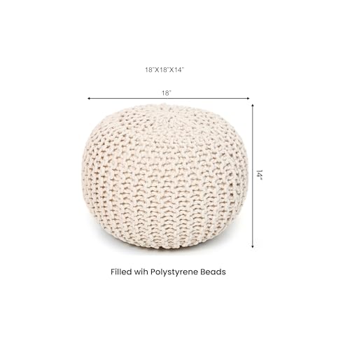 Round Pouf Ottoman